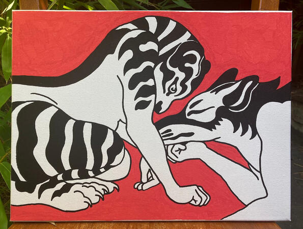 Tigerskin 2023 12x15" Canvas